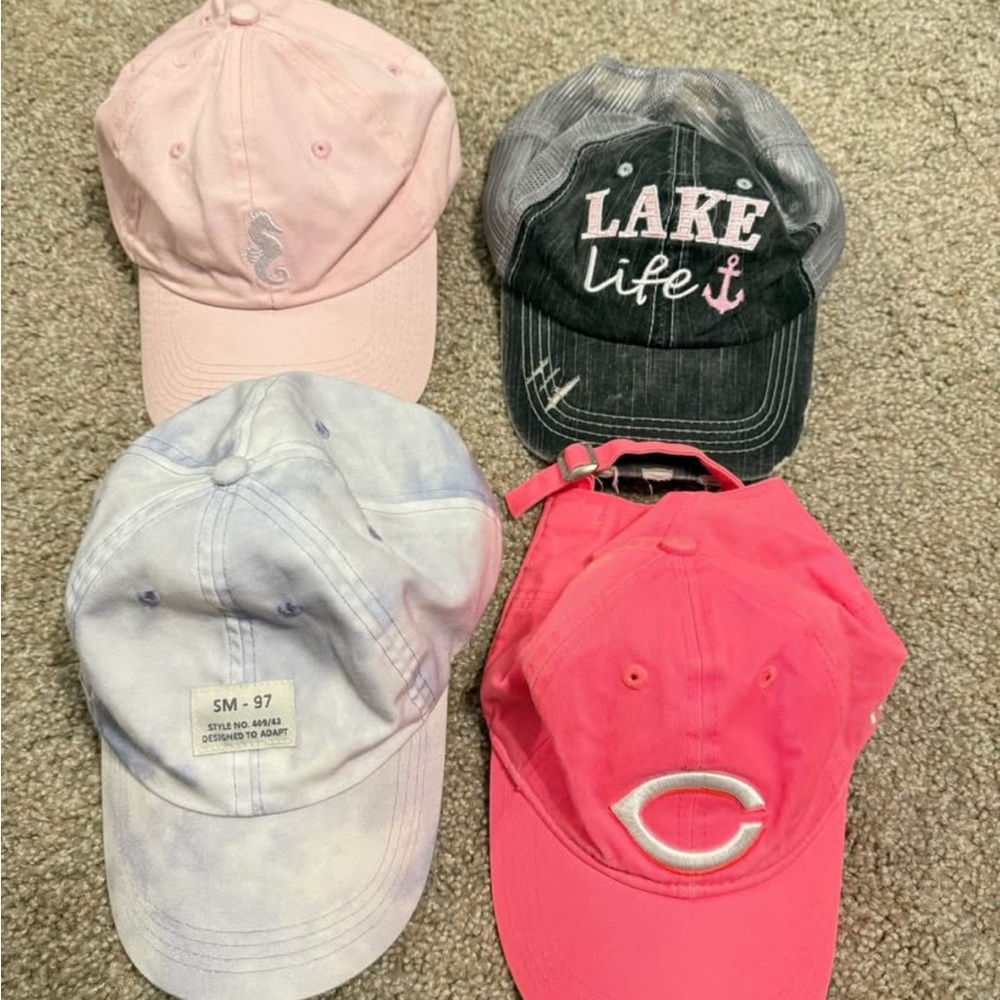 Set of Five Stylish Caps